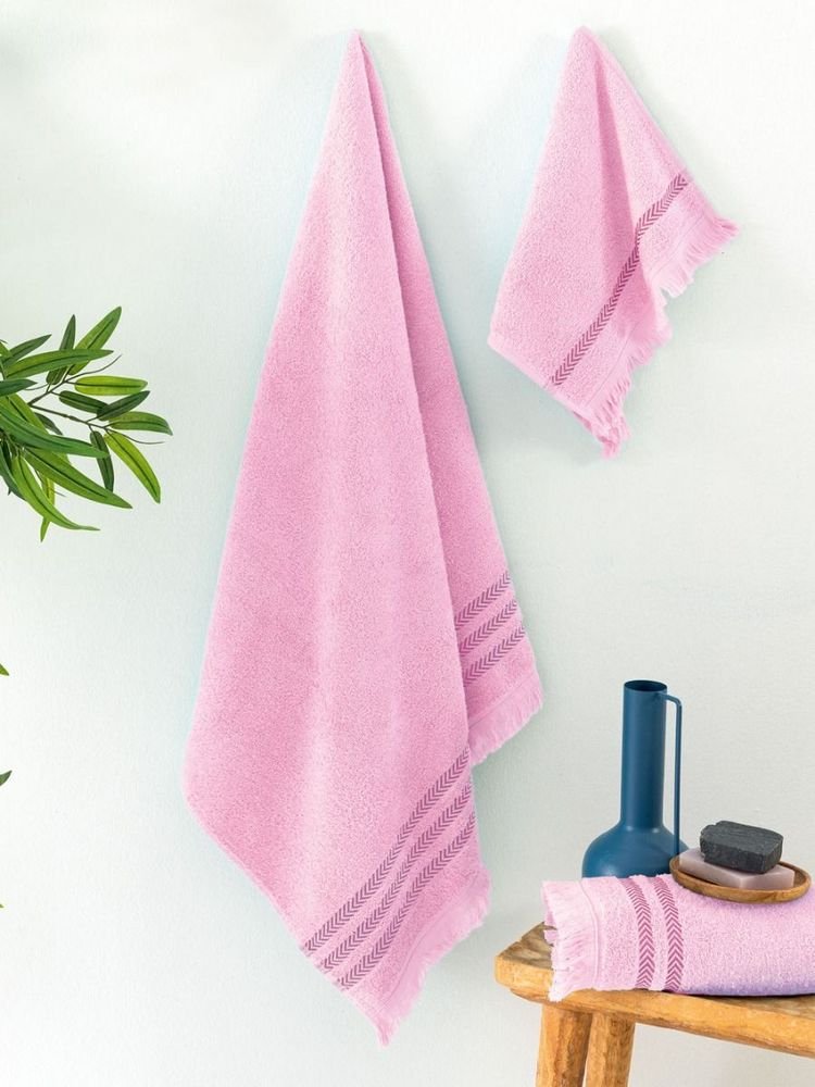 ΣΕΤ ΠΕΤΣΕΤΕΣ PALAMAIKH HOME BATH JANIS ΛΙΛΑ 3ΤΜΧ (30X50CM-50X90CM-70X140CM)