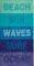    NEF NEF BEACH WAVES  BLUE 100180CM