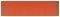 RUNNER NEF-NEF SOLID ORANGE (45X140CM)