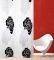 ΚΟΥΡΤΙΝΑ ΜΠΑΝΙΟΥ SAN LORENTZO BLACK ROSE 240X180CM ΚΟΥΡΤΙΝΑ ΜΠΑΝΙΟΥ SAN LORENTZO BLACK ROSE 240X180CM