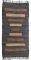 ���� ������� LEATHER RUGS ETHNIC 150618/15 BR...