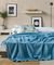  KING SIZE  ILLUSION 08 WAFFLE BLUE  (260X250 CM)
