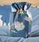  KING SIZE JANUS 01 BLUE  3  (260X240 CM)