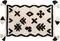   DAS HOME 0768 BLACK/IVORY 50X8...