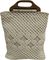  MACRAME   WITH WOODEN HANDLE (40X35CM)