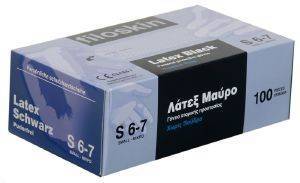 ΓΑΝΤΙΑ LATEX FILOSKIN ΧΩΡΙΣ ΠΟΥΔΡΑ ΜΑΥΡΑ 100 ΤΜΧ (S) ΓΑΝΤΙΑ LATEX FILOSKIN ΧΩΡΙΣ ΠΟΥΔΡΑ ΜΑΥΡΑ 100 ΤΜΧ (S)