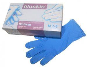 ΓΑΝΤΙΑ NITRILE FILOSKIN ΧΩΡΙΣ ΠΟΥΔΡΑ ΜΠΛΕ 100 ΤΜΧ (XS) ΓΑΝΤΙΑ NITRILE FILOSKIN ΧΩΡΙΣ ΠΟΥΔΡΑ ΜΠΛΕ 100 ΤΜΧ (XS)
