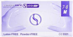 ΓΑΝΤΙΑ SEMPERCARE NITRILE ΧΩΡΙΣ ΠΟΥΔΡΑ ΜΩΒ 200 ΤΜΧ (XS) ΓΑΝΤΙΑ SEMPERCARE NITRILE ΧΩΡΙΣ ΠΟΥΔΡΑ ΜΩΒ 200 ΤΜΧ (XS)