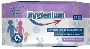 HYGIENIUM ANTIBACTERIAL WET WIPES 50PCS HYGIENIUM ANTIBACTERIAL WET WIPES 50PCS