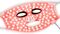 ����� ������������� SILK\'N LED FACE MASK 100 �����