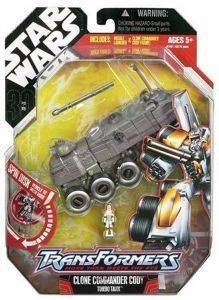 SW TRANSFORMERS FIGURE ASST CLONE COMMANDER CODY TURBO TANK