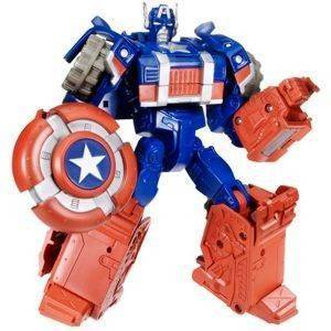 MARVEL TRANSFORMERS CROSSOVER CAPTAIN AMERICA