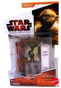 SW 3.75 CLONE WARS SAGA FIGURE YODA