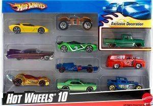 MATTEL HOT WHEELS ΣΕΤ ΜΕ 10 ΑΥΤΟΚΙΝΗΤΑΚΙΑ