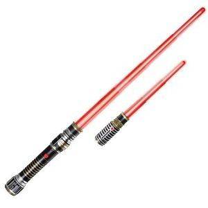 SW CLONE WARS LIGHTSABER DOUBLE ELECTRONIC SITH
