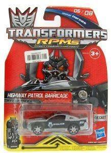 TRANSFORMERS MOVIE 2 MINI VEHICLE HIGHWAY PATROL BARRICADE