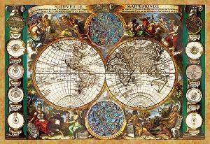 ANTIQUE WORLD MAP - 1500 ΚΟΜΜΑΤΙΑ ANTIQUE WORLD MAP - 1500 ΚΟΜΜΑΤΙΑ