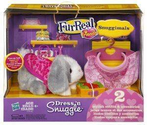 FURREAL FRIENDS SNUGGIMALS DRESS N SNUGGLE  HOPSY