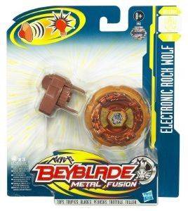 BEYBLADE FUSION ELECTRONIC TOPS DEFENSE ROCK WOLF