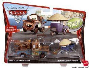 CARS 2     RACE TEAM MATER AND ZEN MASTER PITTY