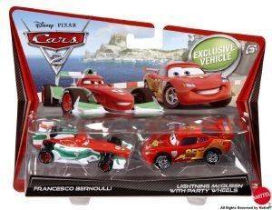 CARS 2     FRANCESCO BERNOULI AND LIGHTNING MC QUEEN