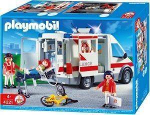PLAYMOBIL ΑΣΘΕΝΟΦΟΡΟ ΠΡΩΤΩΝ ΒΟΗΘΕΙΩΝ 4221 PLAYMOBIL ΑΣΘΕΝΟΦΟΡΟ ΠΡΩΤΩΝ ΒΟΗΘΕΙΩΝ 4221