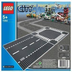 LEGO STRAIGHT & CROSSROAD PLATES 7280