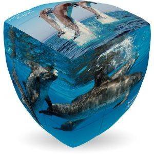 DOLPHINS V-CUBE WILDLIFE AND NATURAL PILLOW 2�2