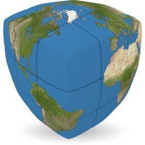 EARTH V-CUBE CHALLENGING PILLOW 2Χ2 EARTH V-CUBE CHALLENGING PILLOW 2Χ2