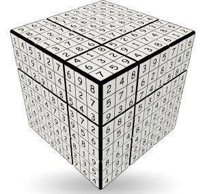 VUDOKU  V-CUBE CHALLENGING FLAT 33