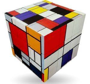 MONDRIAN  V-CUBE ART EMOTIONS  FLAT 33