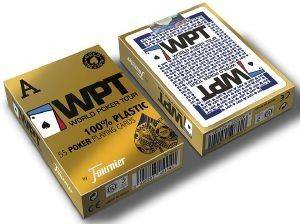 �������� FOURNIER WPT GOLD EDITION 100% PLASTIC 2 JUMBO INDEX ����