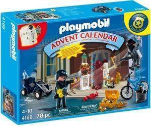 PLAYMOBIL 4168 ADVENT CALENDAR POLICE WITH COOL ADDITIONAL SURPRISES- 