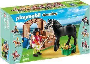 PLAYMOBIL 5519 ΑΛΟΓΟ BLACK STALLION ΜΕ ΣΤΑΒΛΟ PLAYMOBIL 5519 ΑΛΟΓΟ BLACK STALLION ΜΕ ΣΤΑΒΛΟ