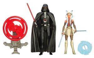 STAR WARS DARTH VADER  AHSOKA TAN  Y A Y 9,5CM