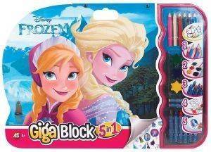 ΣΕΤ ΖΩΓΡΑΦΙΚΗΣ GIGA BLOCK 5 ΣΕ 1 FROZEN ΣΕΤ ΖΩΓΡΑΦΙΚΗΣ GIGA BLOCK 5 ΣΕ 1 FROZEN