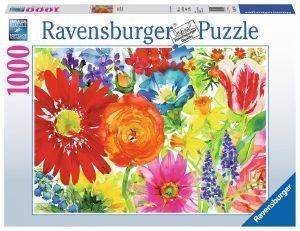 ΑΝΘΙΣΜΕΝΑ ΛΟΥΛΟΥΔΙΑ RAVENSBURGER - 1000 ΚΟΜΜΑΤΙΑ ΑΝΘΙΣΜΕΝΑ ΛΟΥΛΟΥΔΙΑ RAVENSBURGER - 1000 ΚΟΜΜΑΤΙΑ