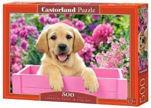 LABRADOR PUPPY IN PINK BOX CASTORLAND 500 ΚΟΜΜΑΤΙΑ LABRADOR PUPPY IN PINK BOX CASTORLAND 500 ΚΟΜΜΑΤΙΑ