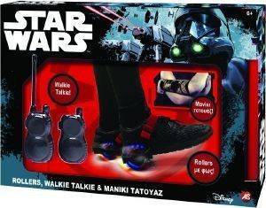 ������� STAR WARS ROLLERS-WALKIE TALKIE & TATTOO