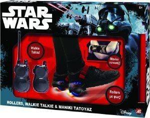  STAR WARS ROLLERS-WALKIE TALKIE & TATTOO