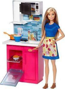 BARBIE ΔΩΜΑΤΙΟ ΜΕ ΚΟΥΚΛΑ ΚΟΥΖΙΝΑ BARBIE ΔΩΜΑΤΙΟ ΜΕ ΚΟΥΚΛΑ ΚΟΥΖΙΝΑ