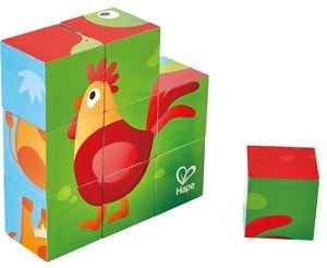 PUZZLE ΚΥΒΩΝ ΤΑ ΖΩΑ ΤΗΣ ΦΑΡΜΑΣ HAPE HAPPY PUZZLES FARM ANIMAL BLOCK PUZZLE ΚΥΒΩΝ ΤΑ ΖΩΑ ΤΗΣ ΦΑΡΜΑΣ HAPE HAPPY PUZZLES FARM ANIMAL BLOCK