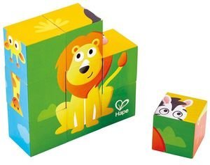 PUZZLE ΚΥΒΩΝ HAPE ΤΑ ΖΩΑ ΤΗΣ ΖΟΥΓΚΛΑΣ JUNGLE ANIMAL PUZZLE ΚΥΒΩΝ HAPE ΤΑ ΖΩΑ ΤΗΣ ΖΟΥΓΚΛΑΣ JUNGLE ANIMAL