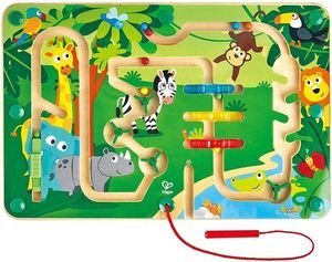 ΠΙΝΑΚΑΣ ΤΗΣ ΖΟΥΓΚΛΑΣ ΜΕ ΜΑΓΝΗΤΙΚΟ ΡΑΒΔΑΚΙ HAPE JUNGLE MAZE ΠΙΝΑΚΑΣ ΤΗΣ ΖΟΥΓΚΛΑΣ ΜΕ ΜΑΓΝΗΤΙΚΟ ΡΑΒΔΑΚΙ HAPE JUNGLE MAZE