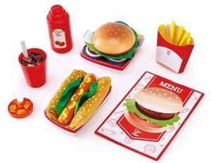 ΞΥΛΙΝΟ ΣΕΤ HAPE DELICIOUS FAST FOOD ΞΥΛΙΝΟ ΣΕΤ HAPE DELICIOUS FAST FOOD