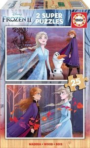 EDUCA ΞΥΛΙΝΟ PUZZLE 2Χ25 FROZEN 2 EDUCA ΞΥΛΙΝΟ PUZZLE 2Χ25 FROZEN 2