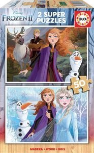 EDUCA ΞΥΛΙΝΟ PUZZLE 2Χ50 FROZEN 2 EDUCA ΞΥΛΙΝΟ PUZZLE 2Χ50 FROZEN 2