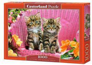 KITTENS ON GARDEN CHAIR CASTORLAND 1000 ΚΟΜΜΑΤΙΑ KITTENS ON GARDEN CHAIR CASTORLAND 1000 ΚΟΜΜΑΤΙΑ