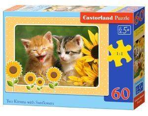 CASTORLAND TWO KITTENS WITH SUNFLOWERS CASTORLAND 60 ΚΟΜΜΑΤΙΑ
