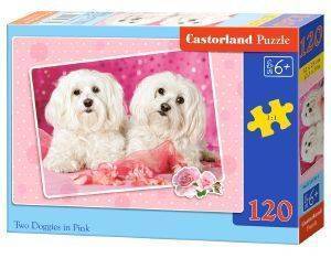 TWO DOGGIES IN PINK CASTORLAND 120 